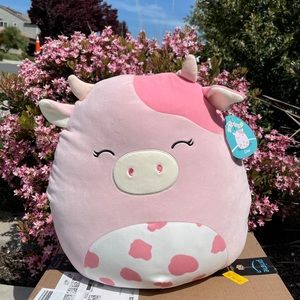 🤍NWT 16in. Clay the cow squishmallow
